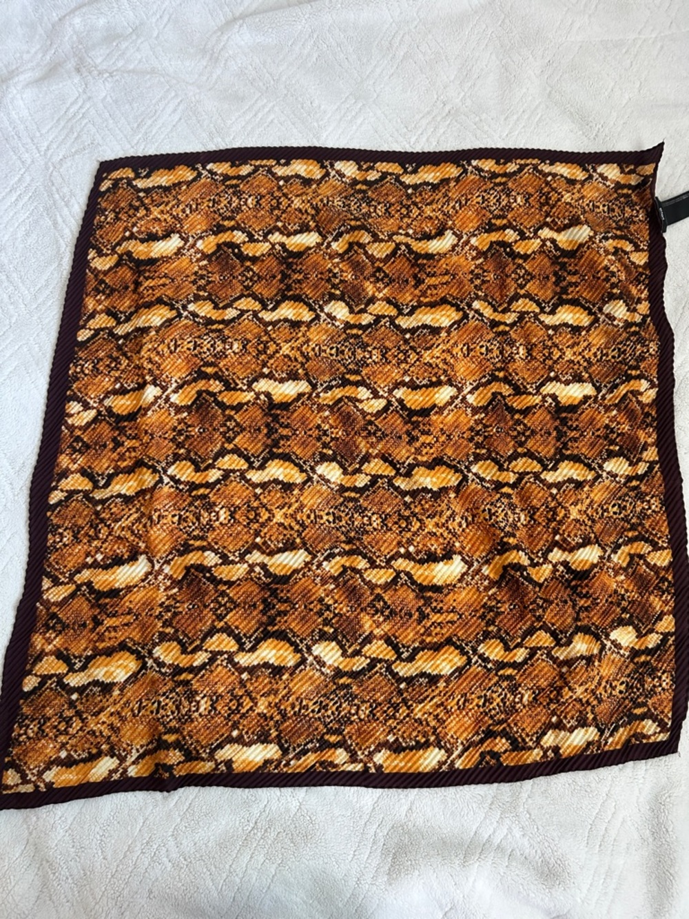Mango. Snake pattern Scarf